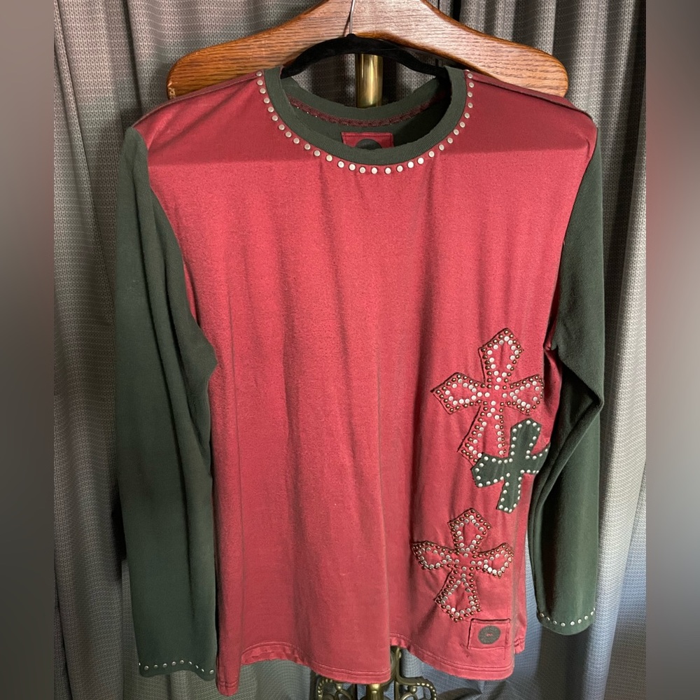 Vintage Double D Ranch Woman’s 20th Anniversary Line Sz 2X Long Sleeve Shirt